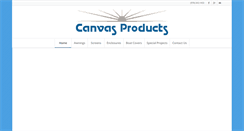 Desktop Screenshot of canvas-products.com