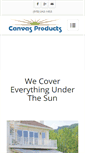 Mobile Screenshot of canvas-products.com